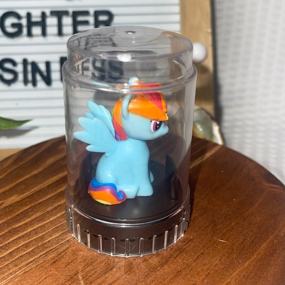 My Little Pony MLP RAINBOW DASH 1.5" Figurine good2grow Stackable PODZ TOPPER - Picture 2 of 6